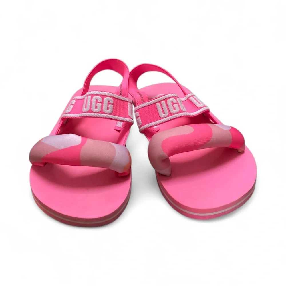UGG Kids' Zuma Sling Camopop Sandal Size T12 EUC
